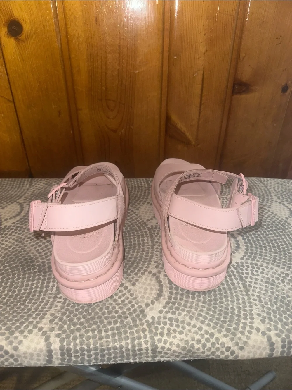 Dr. Martens Pink Platform Sandals